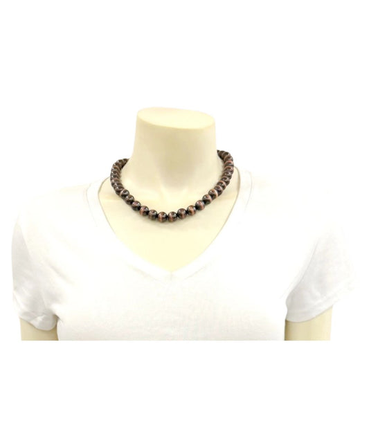 Isac Trading Women's Copper Tone Western Necklace