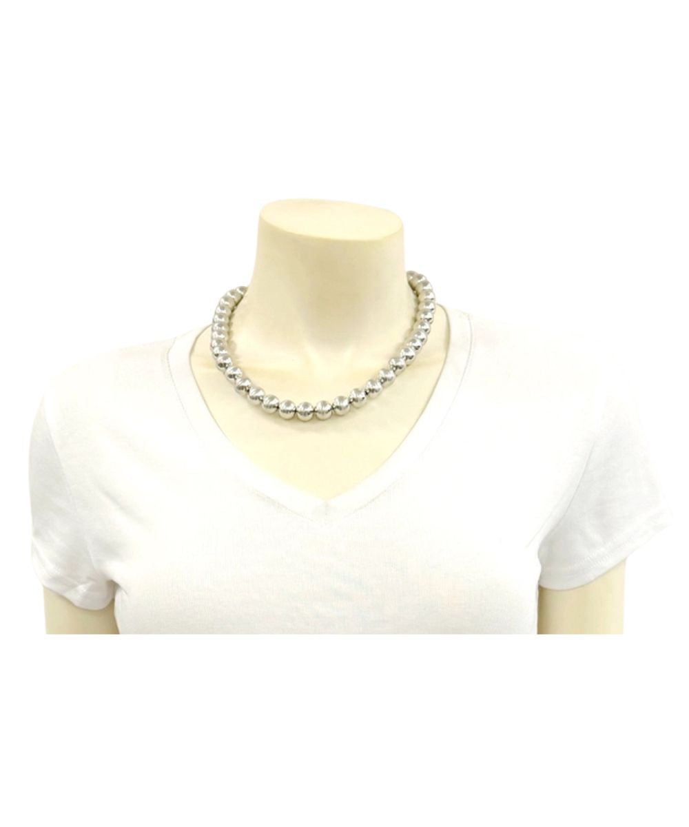 Isac Trading Women's Silver Tone Western Necklace