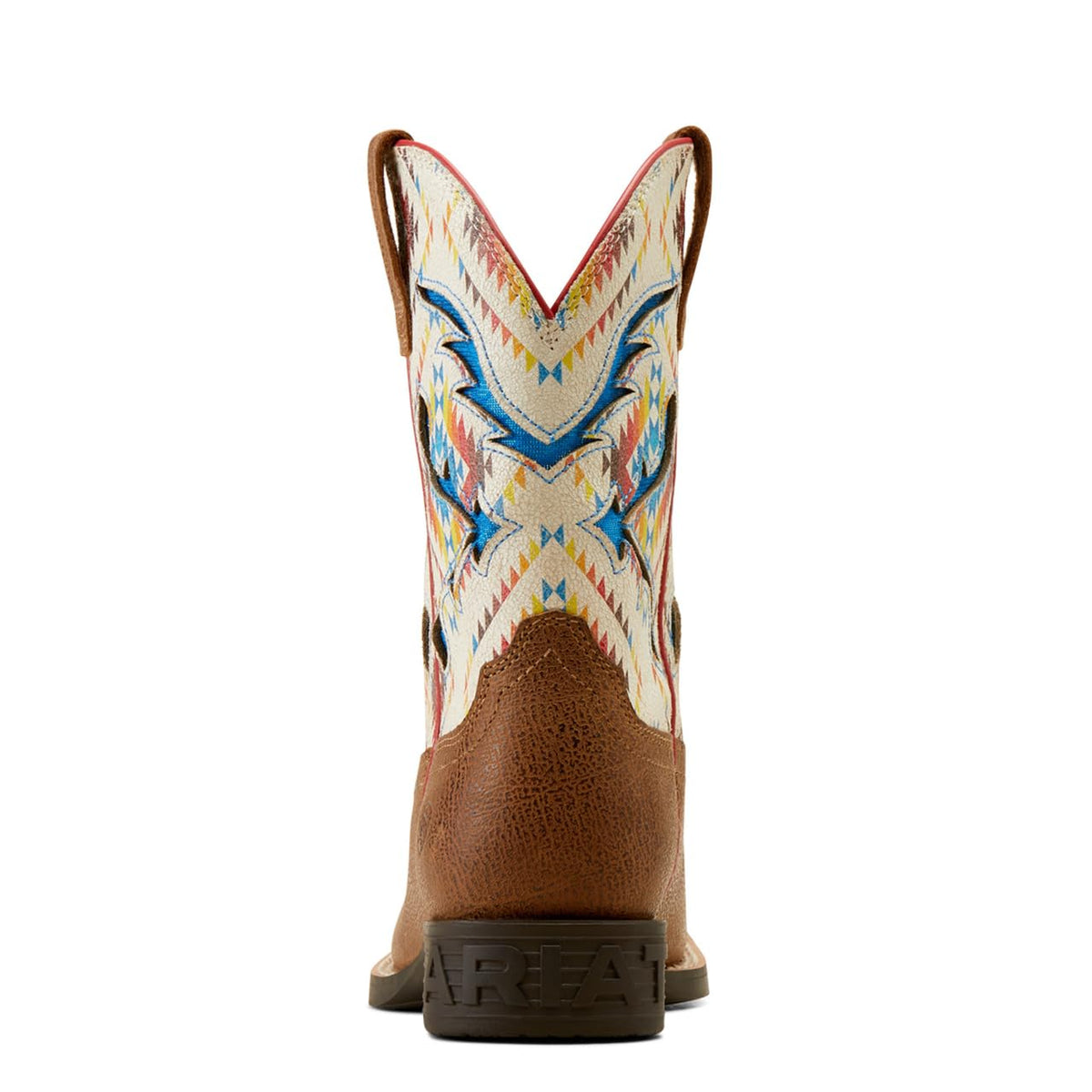 Ariat Kids San Angelo VentTEK Bright Saddle Blanket Toasty Tan Western Boot
