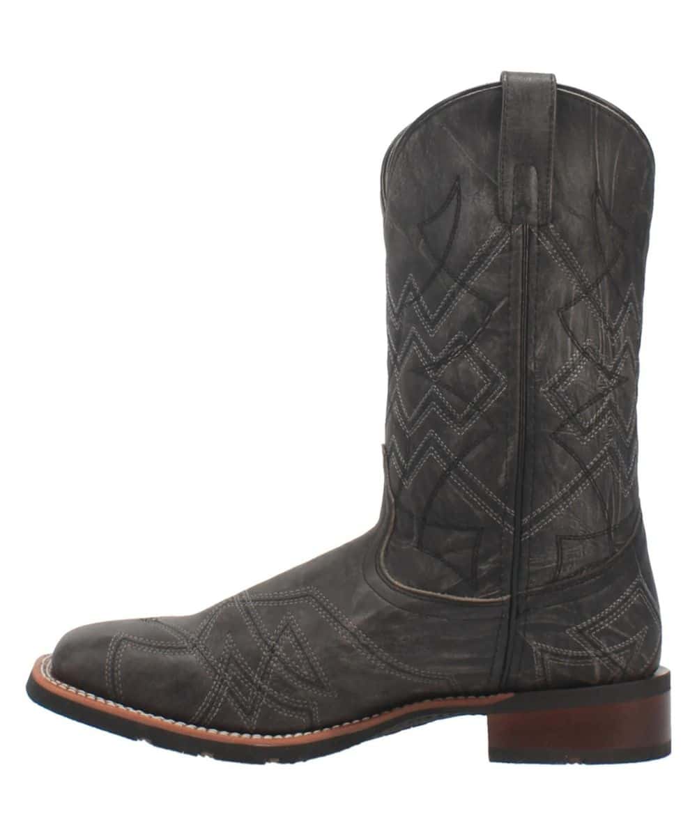Laredo Men's Black Axel Square Toe Boot- Style #7927 ! desc :  ! caption :