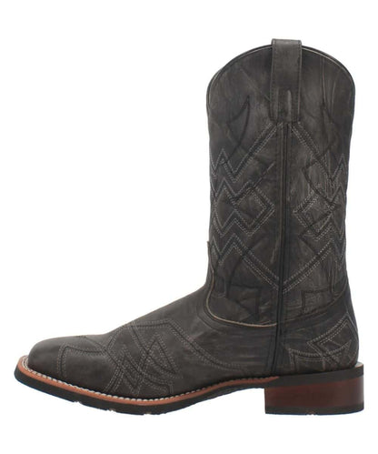 Laredo Men's Black Axel Square Toe Boot- Style #7927 ! desc :  ! caption :