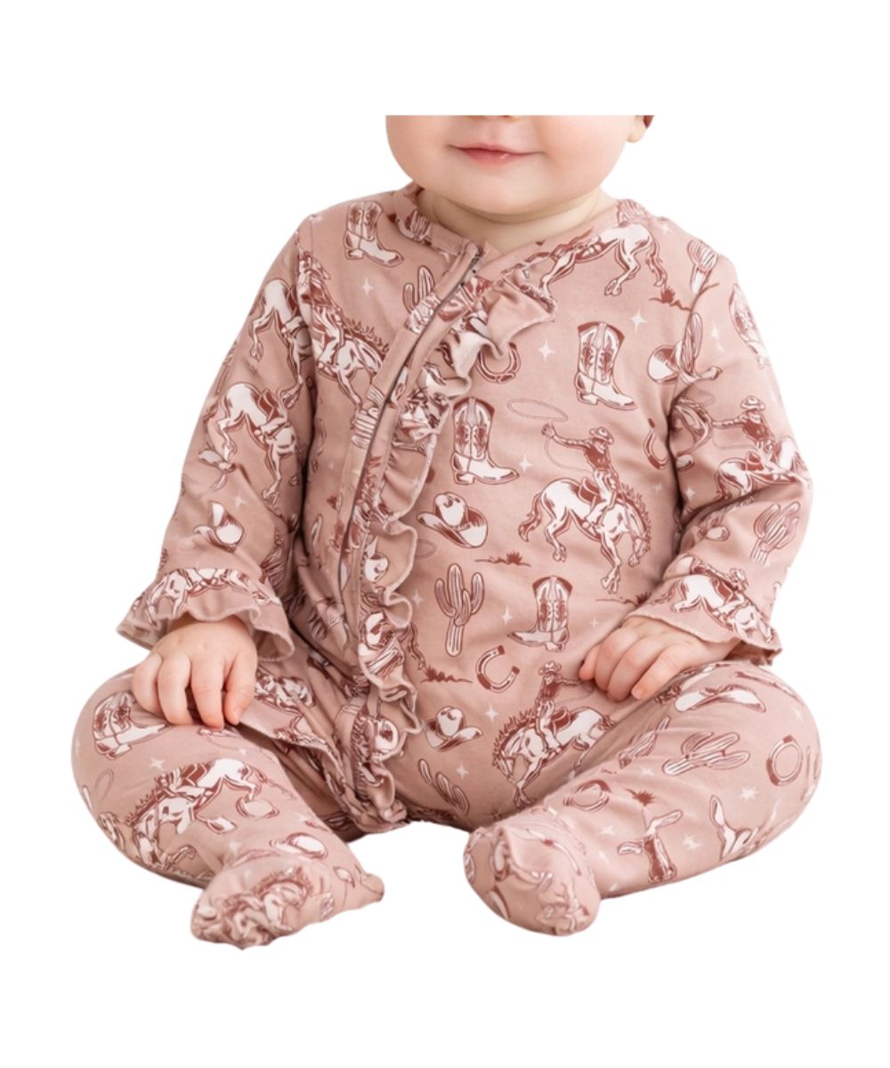 Tesa Babe Infant Girls' Cowgirl Romper