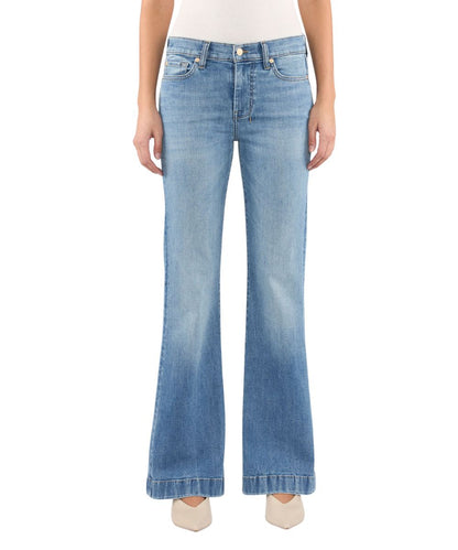 7 For All Mankind Women's Pine Dojo Flare Jean