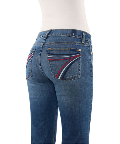 7 For All Mankind Women's Royalty Dojo Flare Jean