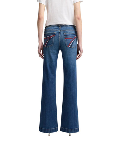 7 For All Mankind Women's Royalty Dojo Flare Jean