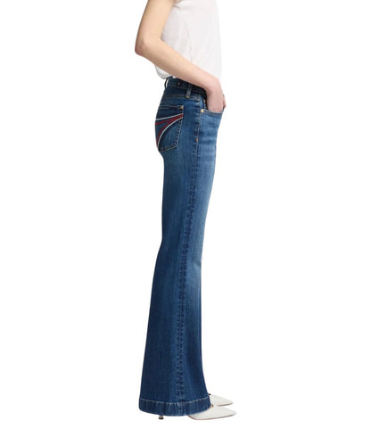 7 For All Mankind Women's Royalty Dojo Flare Jean