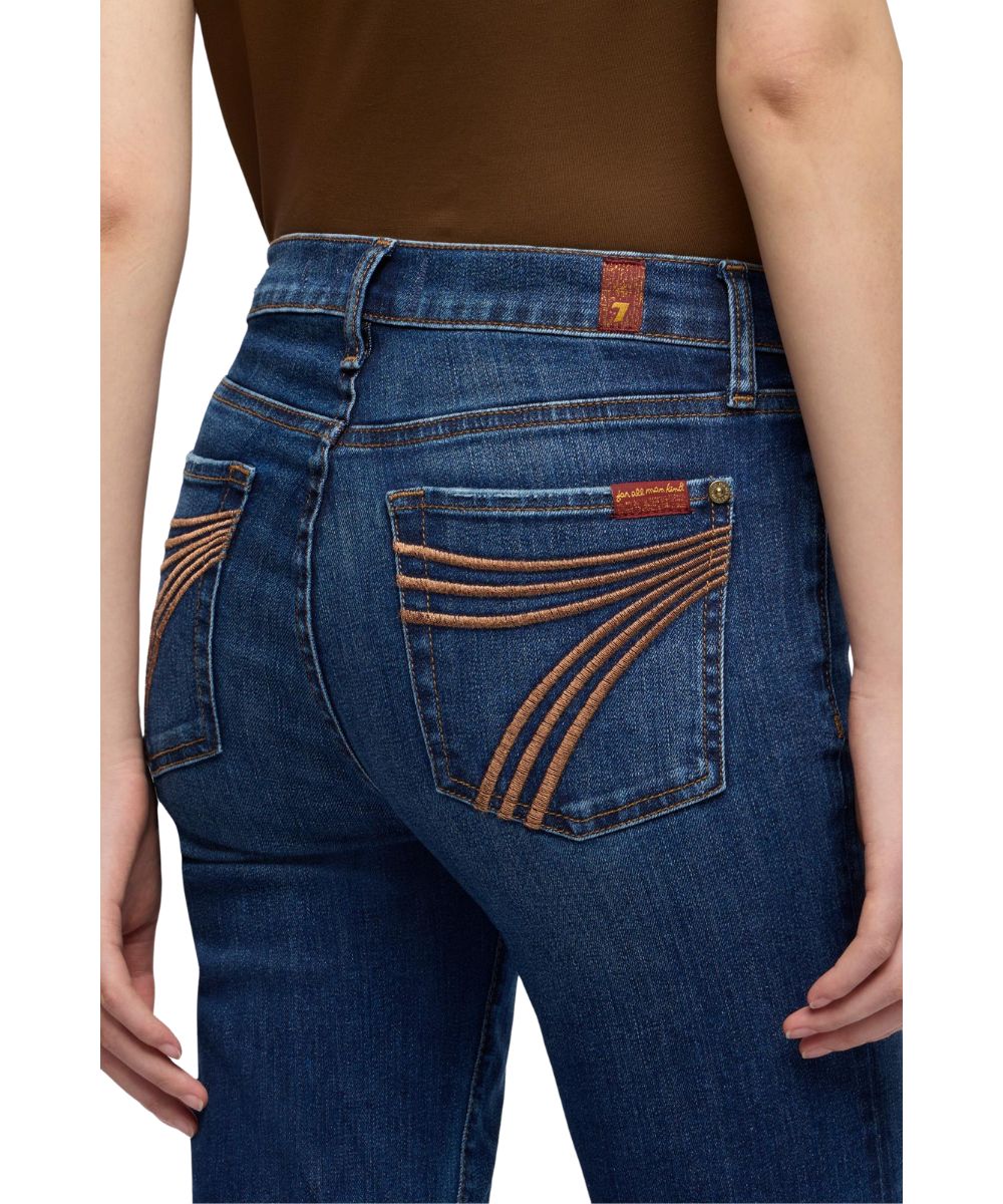 7 For All Mankind Women's Loom Dojo Flare Trouser Jean