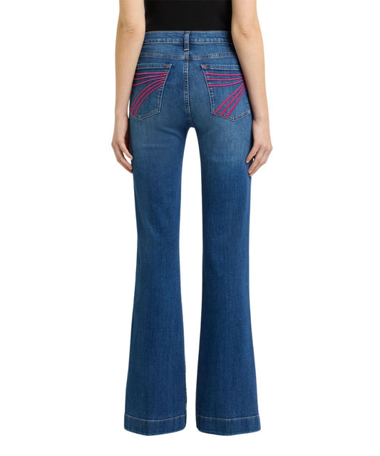 7 For All Mankind Women's Dojo Flare Jean