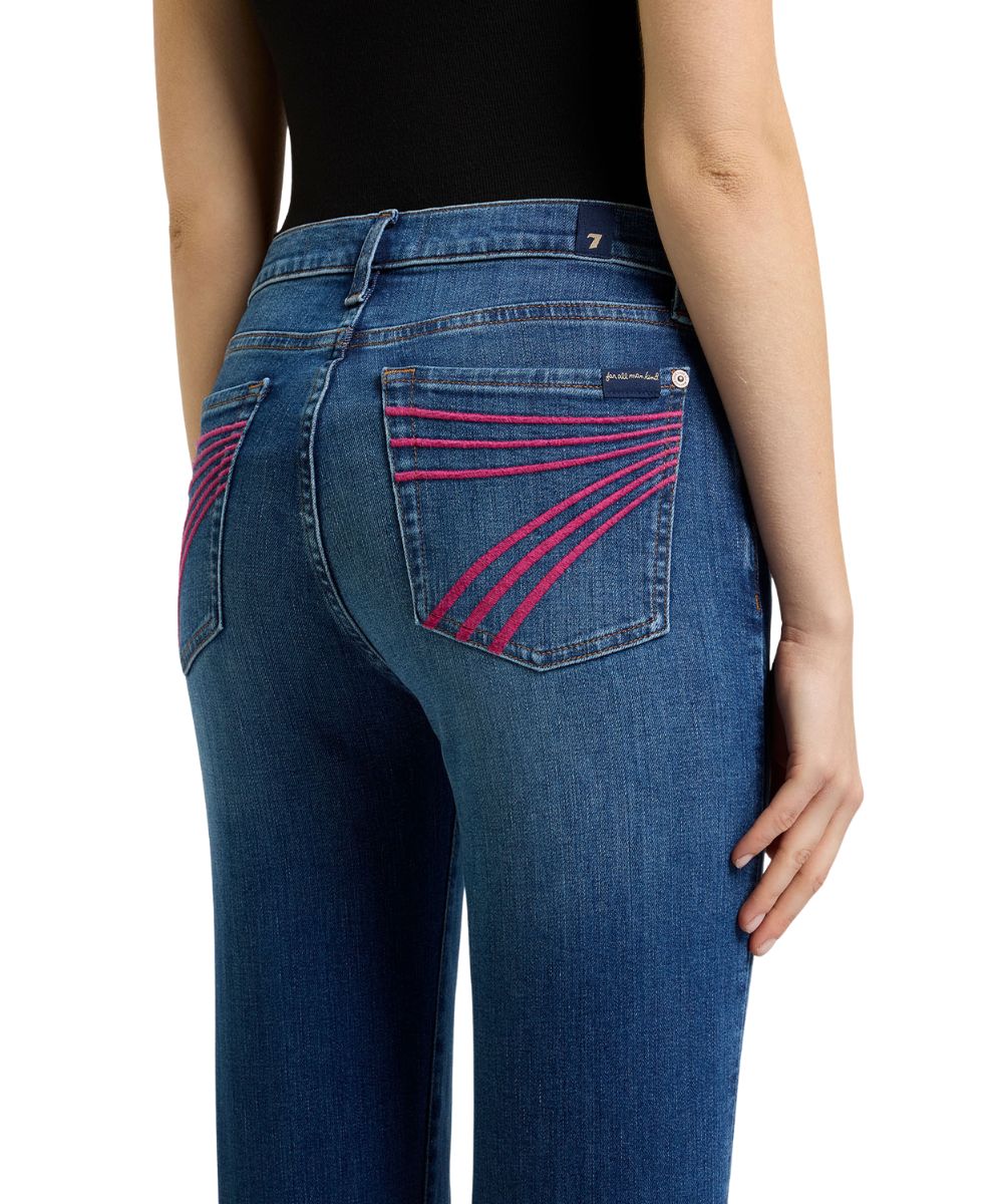 7 For All Mankind Women's Moonwater Dojo Flare Jean