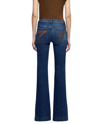 7 For All Mankind Women's Loom Dojo Flare Trouser Jean