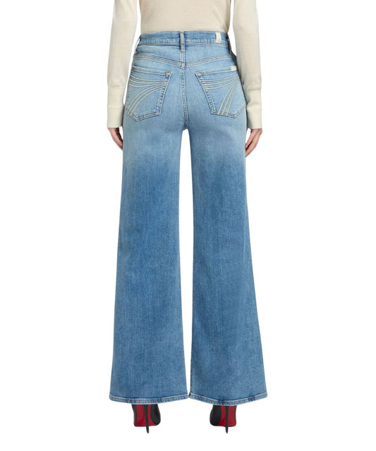 7 For All Mankind Women's Jo Wide Leg Jean