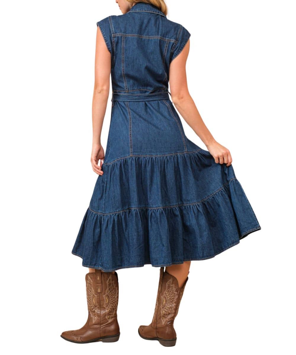 white christmas dresses Bibi Dress (Cornflower) – Milk Boutique