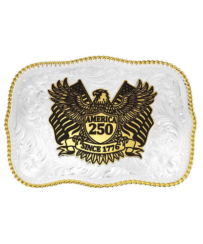 Montana Silversmiths Men's America's 250th Anniversary Belt Buckle