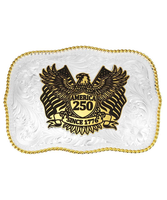 Montana Silversmiths Men's America's 250th Anniversary Belt Buckle