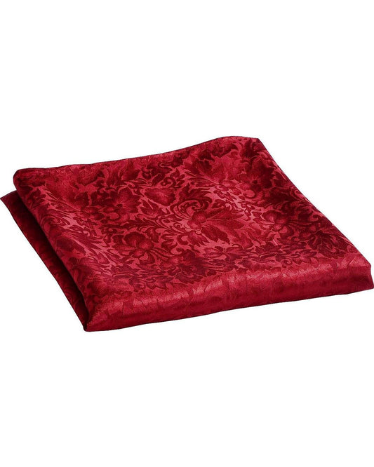 M&F Western Products Womens Jacquard Silk Red Wild Rag