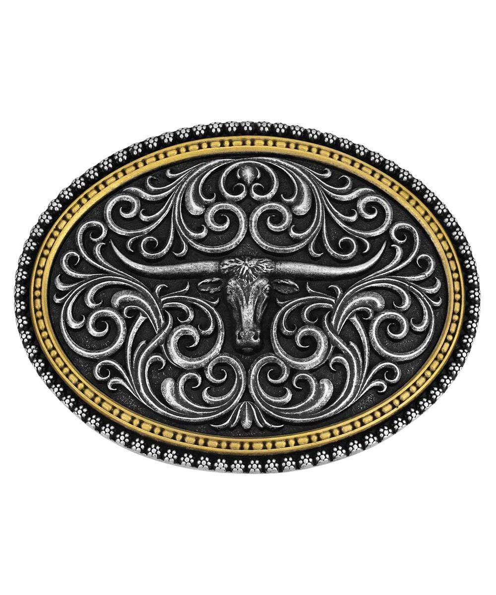 Montana Silversmiths Men's Stockyard Belt Buckle