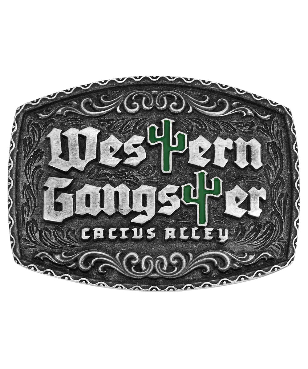 Montana Silversmiths Men's Western Gangster Belt Buckle