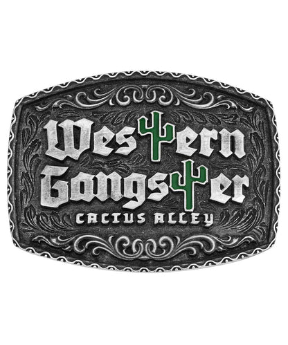 Montana Silversmiths Men's Western Gangster Belt Buckle