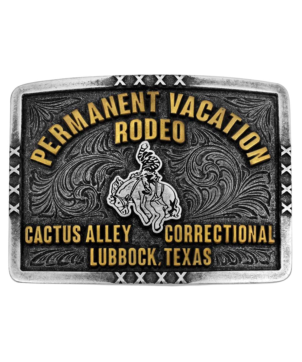 Montana Silversmiths Men's Permanent Vacation Belt Buckle