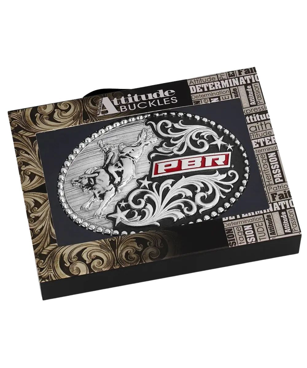 Men's PBR Attitude Belt Buckle In Original Packaging