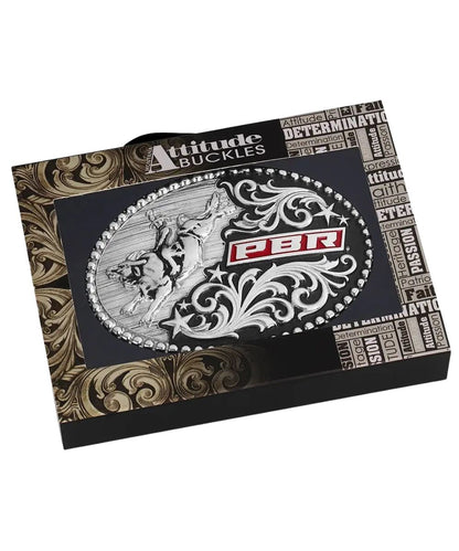 Men's PBR Attitude Belt Buckle In Original Packaging