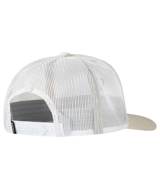 White Mesh Sides And Back With An Adjustable Snapback Closure