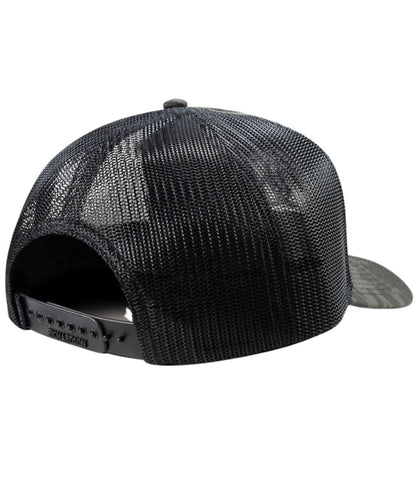 Black Mesh Sides And Back With An Adjustable Snapback Closure