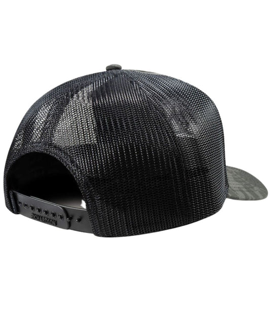 Black Mesh Sides And Back With An Adjustable Snapback Closure