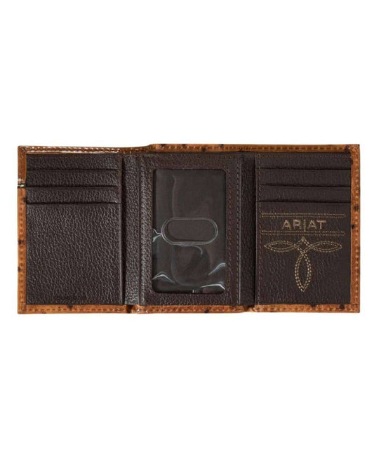 M&F Western Men's Ariat Trifold Wallet