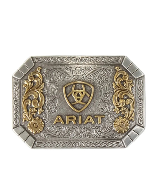 M&F Western Ariat Floral Belt Buckle
