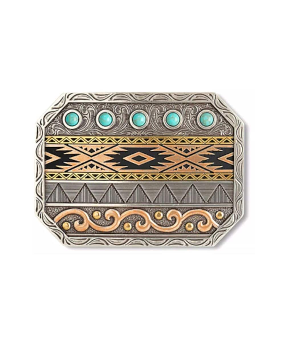 M&F Western Ariat Southwestern Belt Buckle