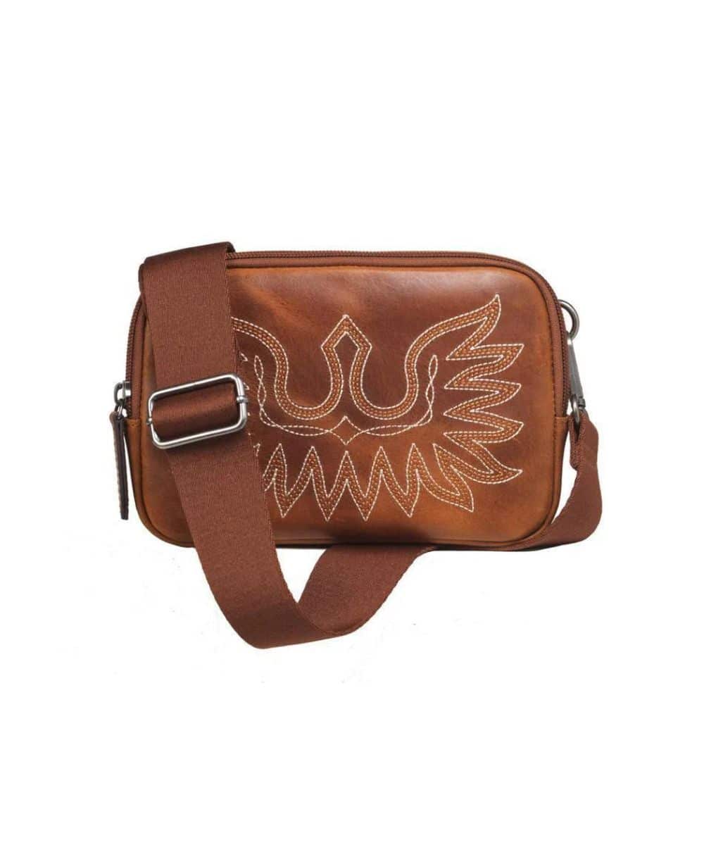 M&F Western Women's Ariat Brown Belt Bag