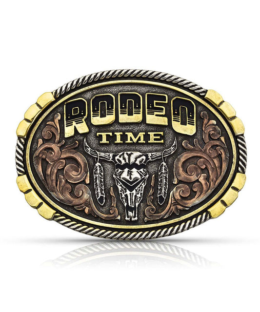 Montana Silversmiths Men's Dale Brisby Rodeo Time Attitude Buckle