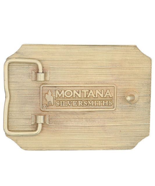 Montana Silversmiths Men's Patriot Christian Cowboy Attitude Buckle