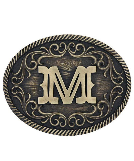 Montana Silversmiths Initial M Attitude Buckle