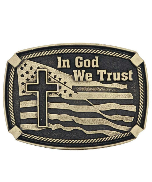 Montana Silversmiths Men's Heritage Attitude Buckle