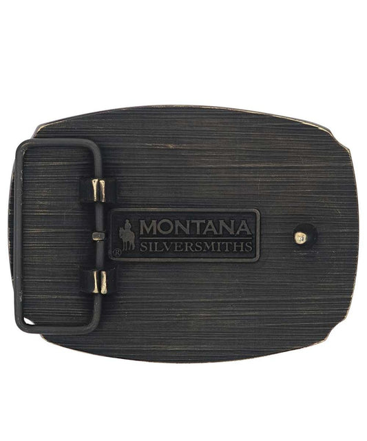 Montana Silversmiths Men's Heritage Attitude Buckle
