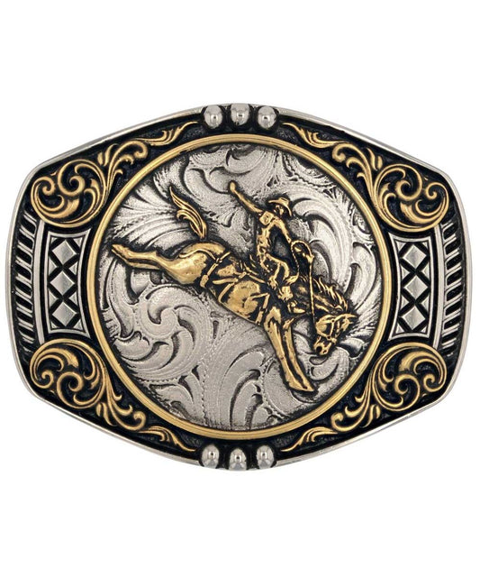 Montana Silversmiths Men's Ride The Storm Attitude Buckle