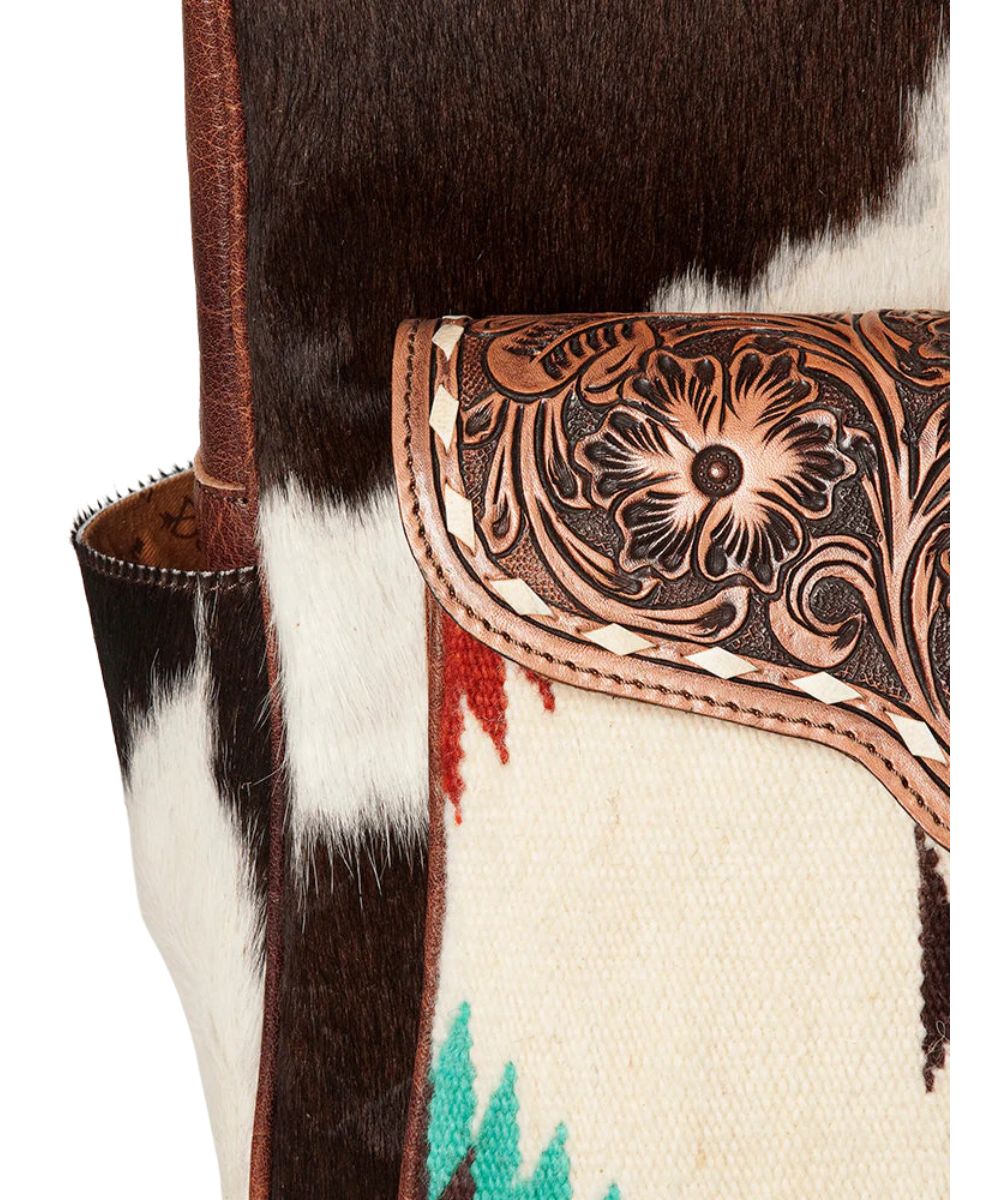 American Darling Women's Southwestern Cowhide Backpack
