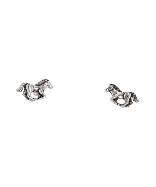 Montana Silversmiths Running Horses Attitude Earrings