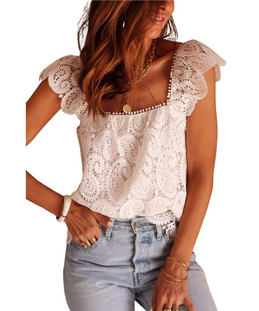 Aireful Women's Ruffle Tank Top
