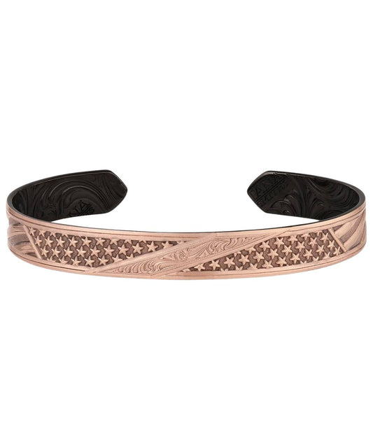 Montana Silversmiths Men's Untamed Valor Bracelet