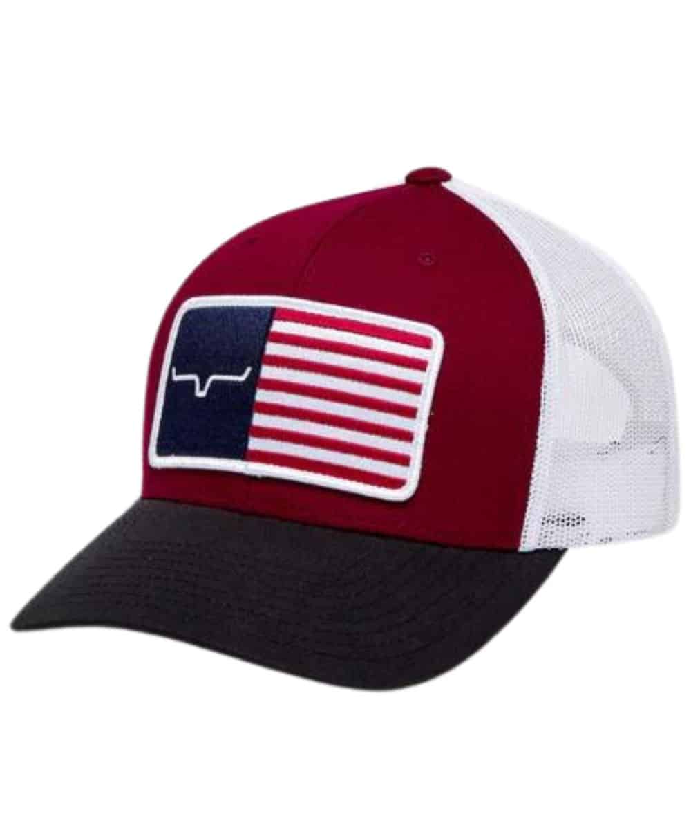 AMERICAN TRUCKER-BURGUNDY-a ! desc :  ! caption :