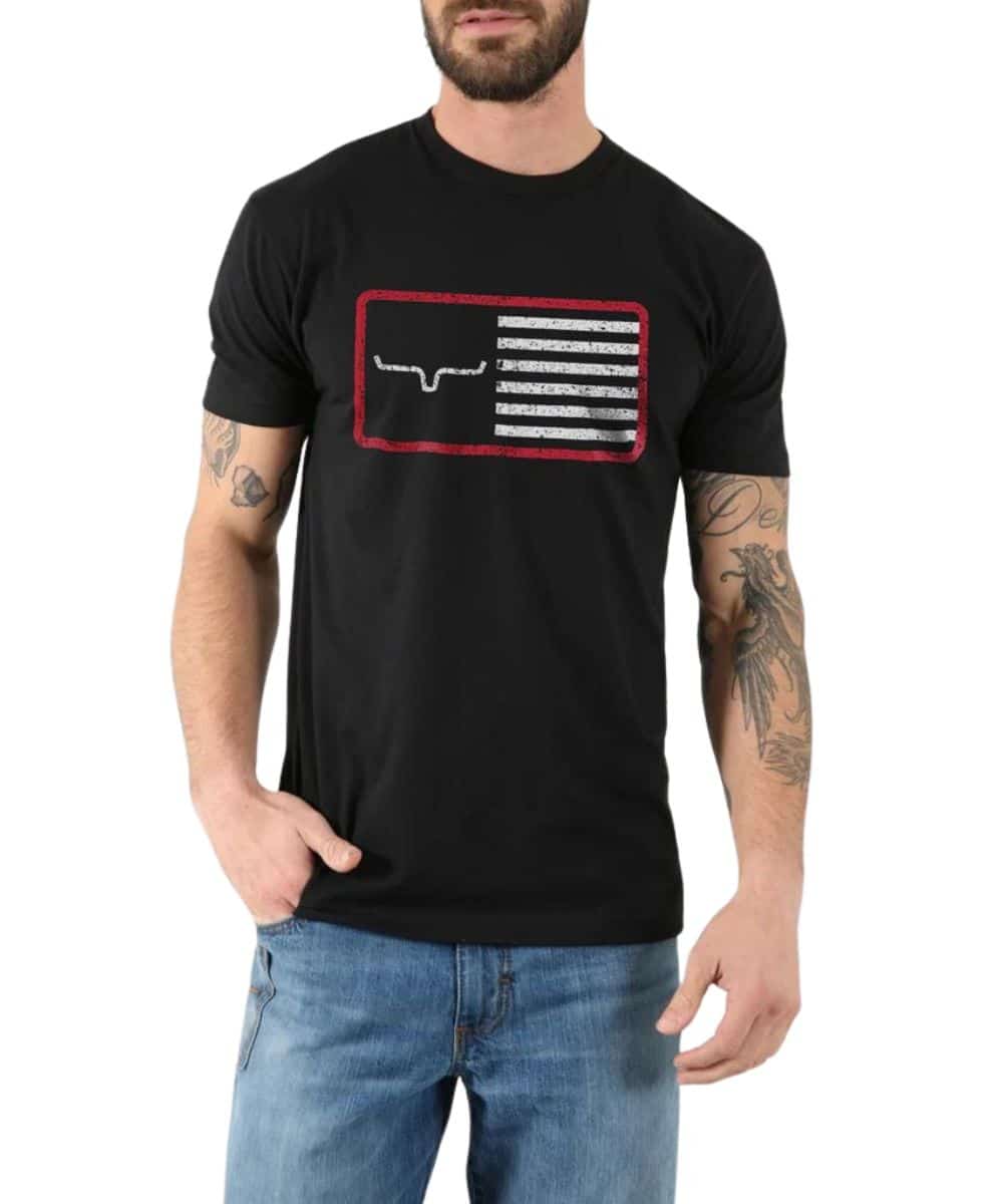 AMERICAN TRUCKER TEE-black ! desc :  ! caption :