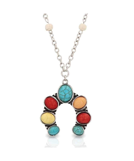 Montana Silversmiths Women's Squash Blossom Attitude Necklace