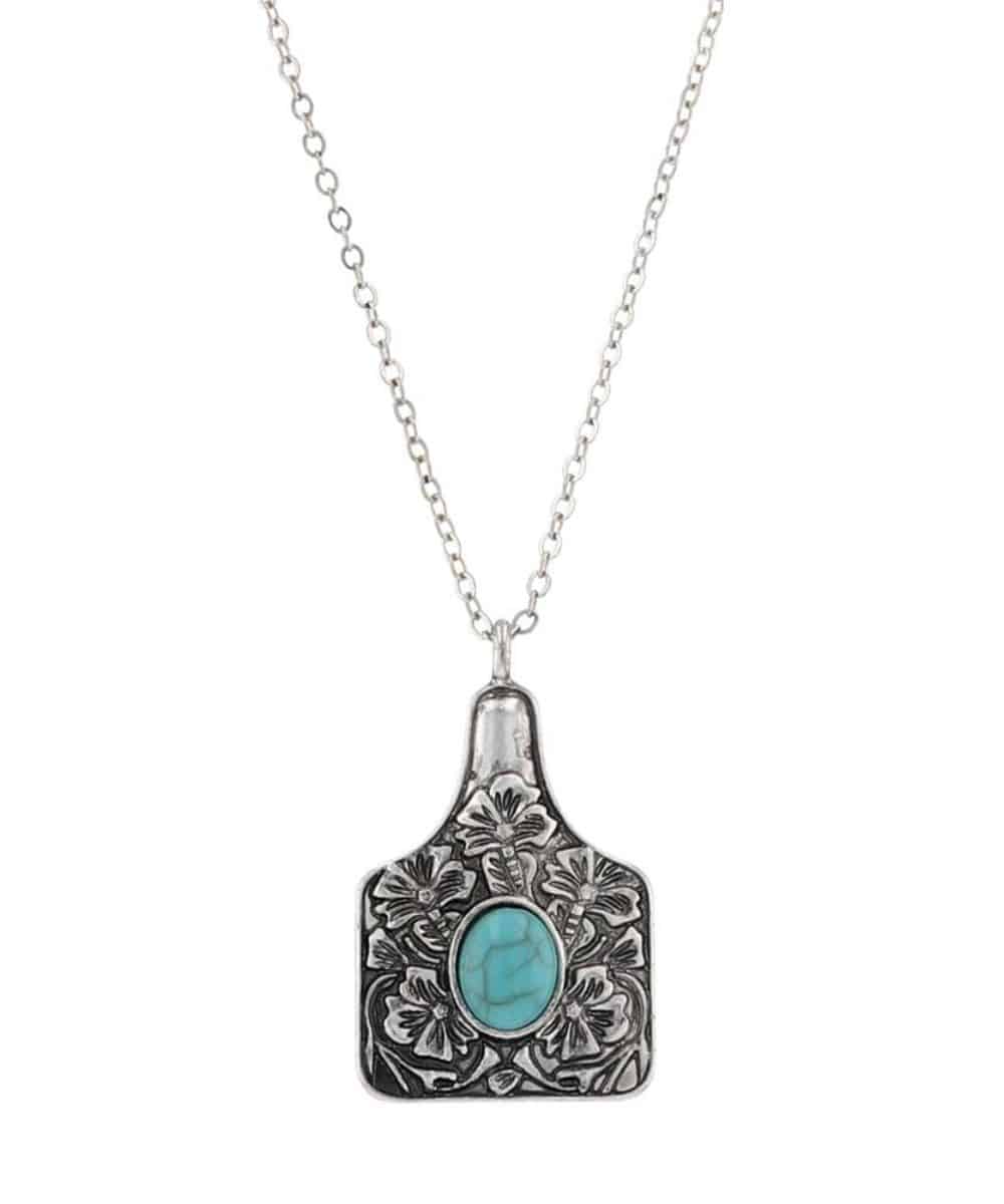 Montana Silversmiths Women's Cowtag Necklace