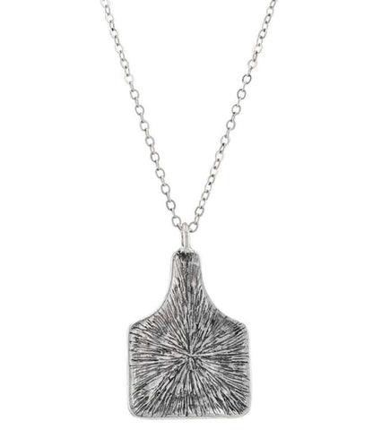 Montana Silversmiths Women's Cowtag Necklace