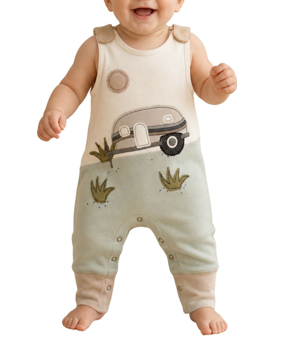 L'oved Baby Infant Camper Romper