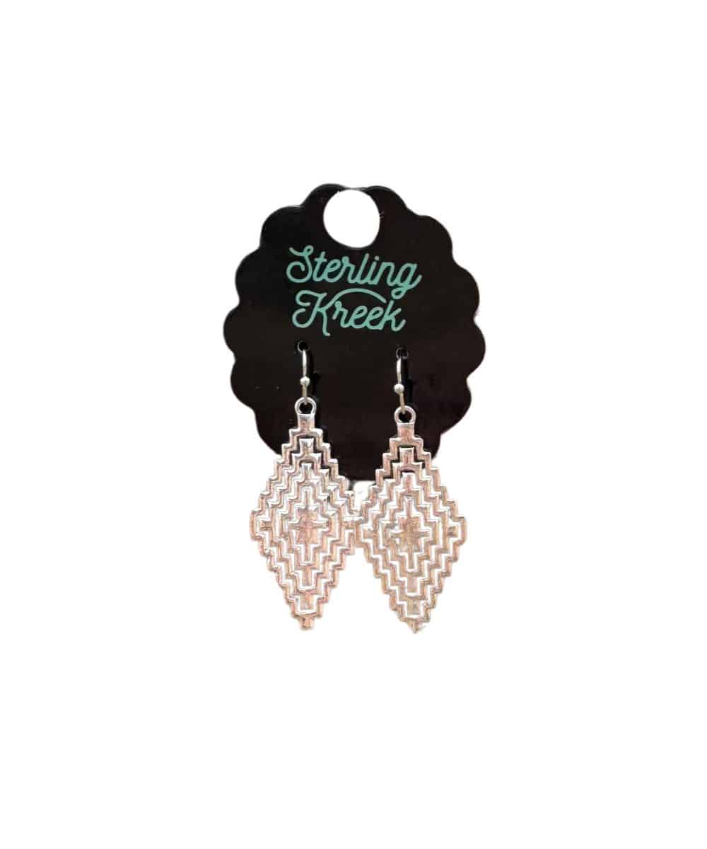 AZTEC EARRINGS ! desc :  ! caption :