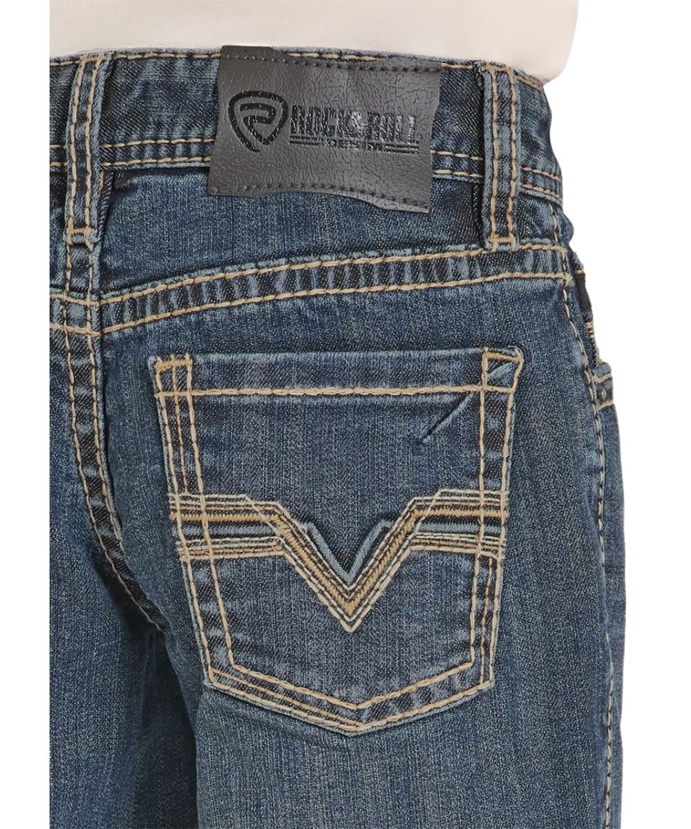 Rock & Roll Denim Boys' ReFlex Boot Cut Jean